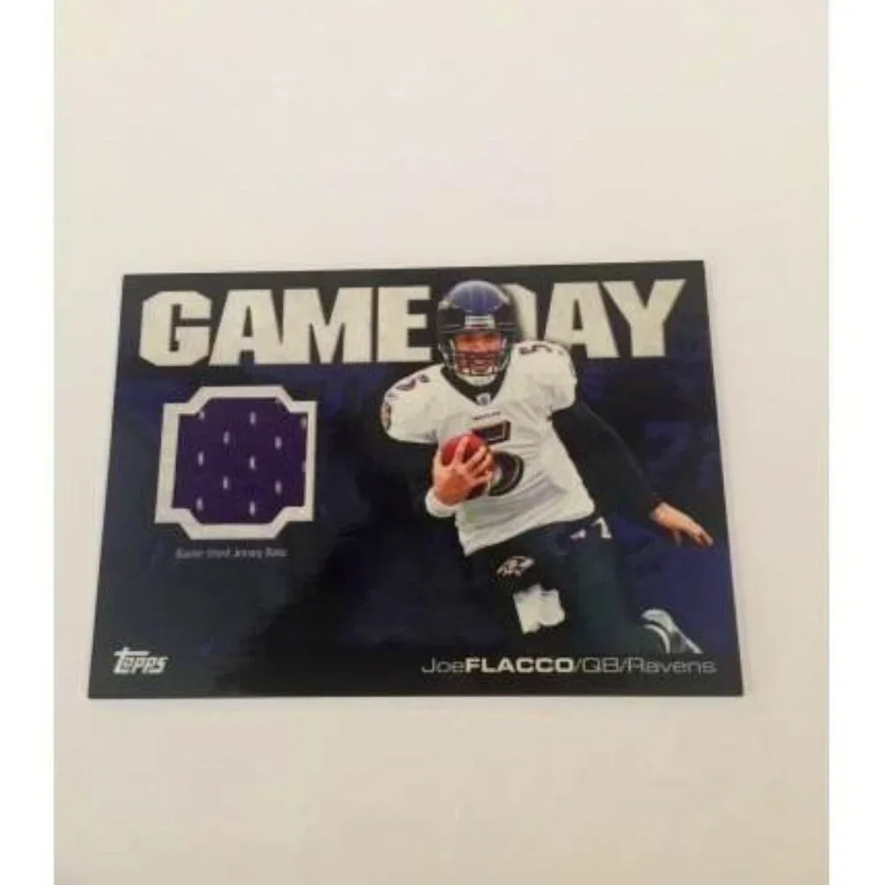 2011 Topps Game Day Relics Memorabilia Joe Flacco Baltimore Ravens #GDR-JF (042)